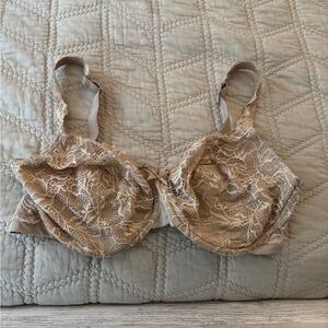 Bali Lace Underwire Bra in Beige